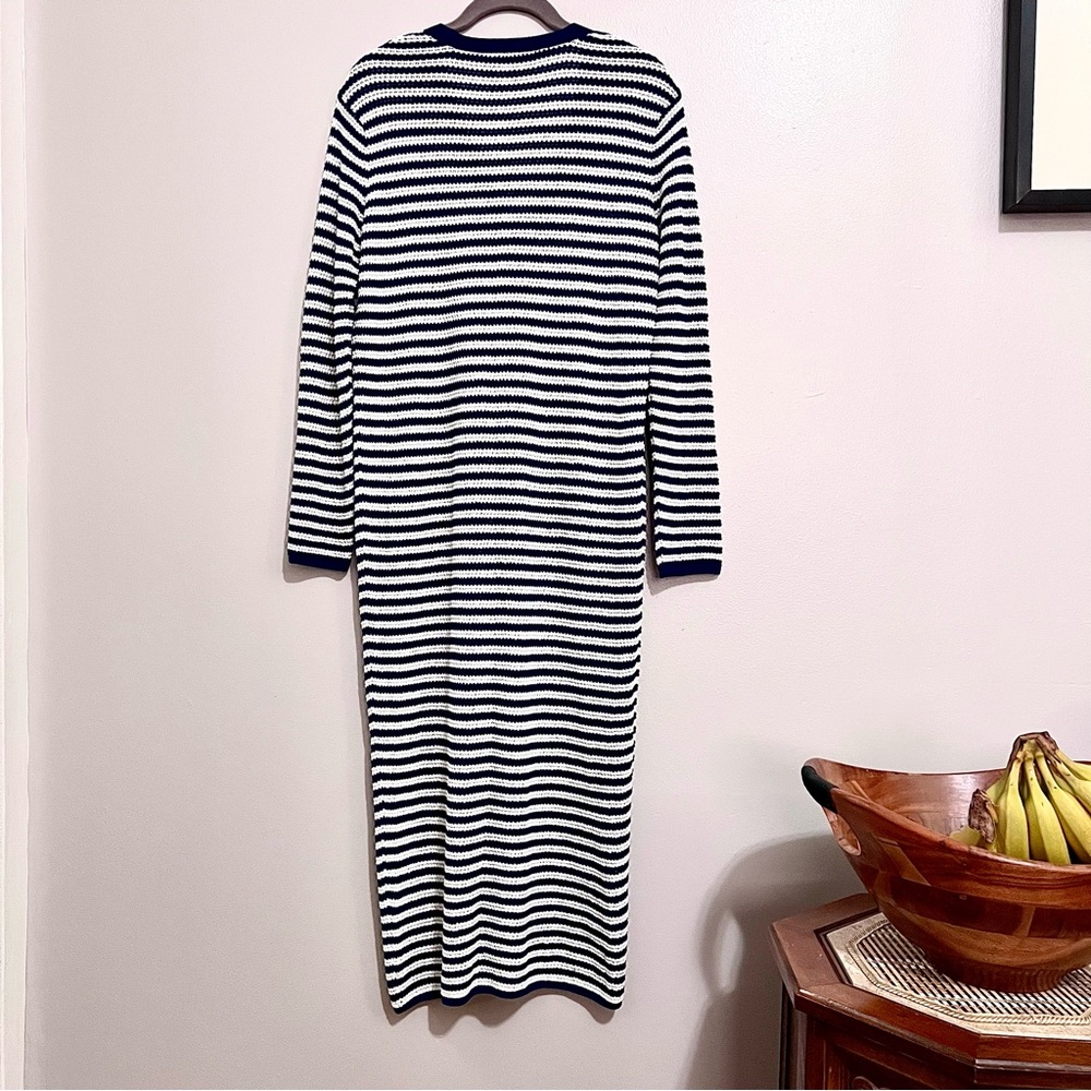 NWT Zara Midi Knitted Striped Cardigan - Picture 13 of 15
